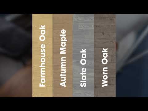 Natural looking wood effect mineral and weave transport flooring options