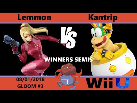 GLOOM #3: WR3 - Lemmon (Zero Suit Samus, Bayonetta) vs Kantrip (Lemmy)