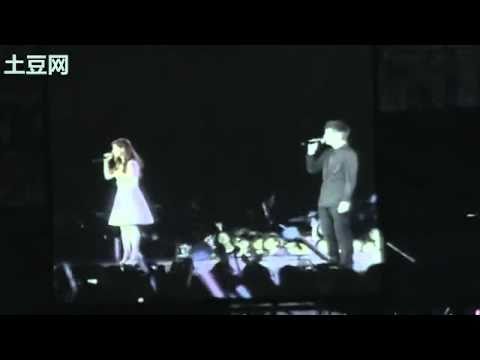 [Fancam] 100911 Seohyun SNSD& Kyuhyun SJ - duet @ SM TOWN 2010 Shanghai