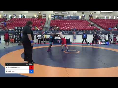 88 Lbs Rr Rnd 3 - Morgan Robertson, MWC Wrestling Academy Vs Ronald Ayers, Arizona 92c2