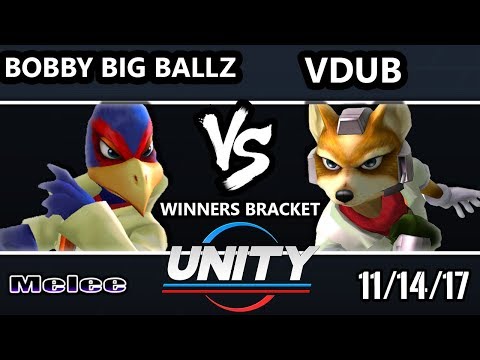 Unity 16 Melee - Bobby Big Ballz (Falco) Vs. Vdub (Fox) SSBM WR3
