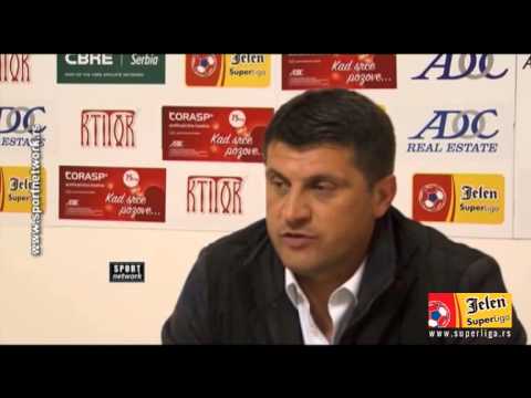 JSL 2014/15: 29.04.2015 25.Kolo: Konferencija za novinare nakon meča Čukarički - OFK Beograd