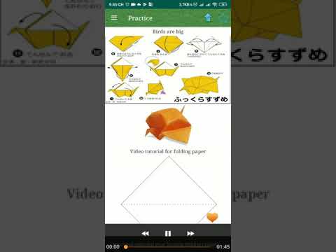 Origami paper art Video