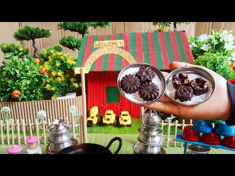 Miniature chocolate truffles | miniature Chocolate recipe #minicooking #miniature #shaima'sminiature