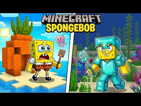 I Survived as SPONGEBOB in Minecraft!
