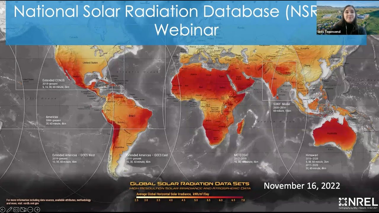 2022 National Solar Radiation Database Webinar