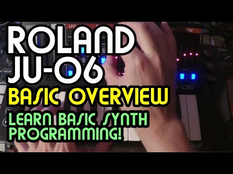 Basic Overview // Roland Boutique JU-06 Synth Tutorial