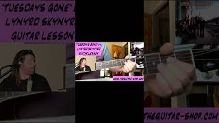 Tuesdays Gone by Lynyrd Skynyrd guitar lesson. Tablature link in description #guitarlesson