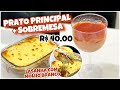 DESAFIO R 40 00 PRATO PRINCIPAL SOBREMESA LASANHA COM MOLHO BRANCO TOP