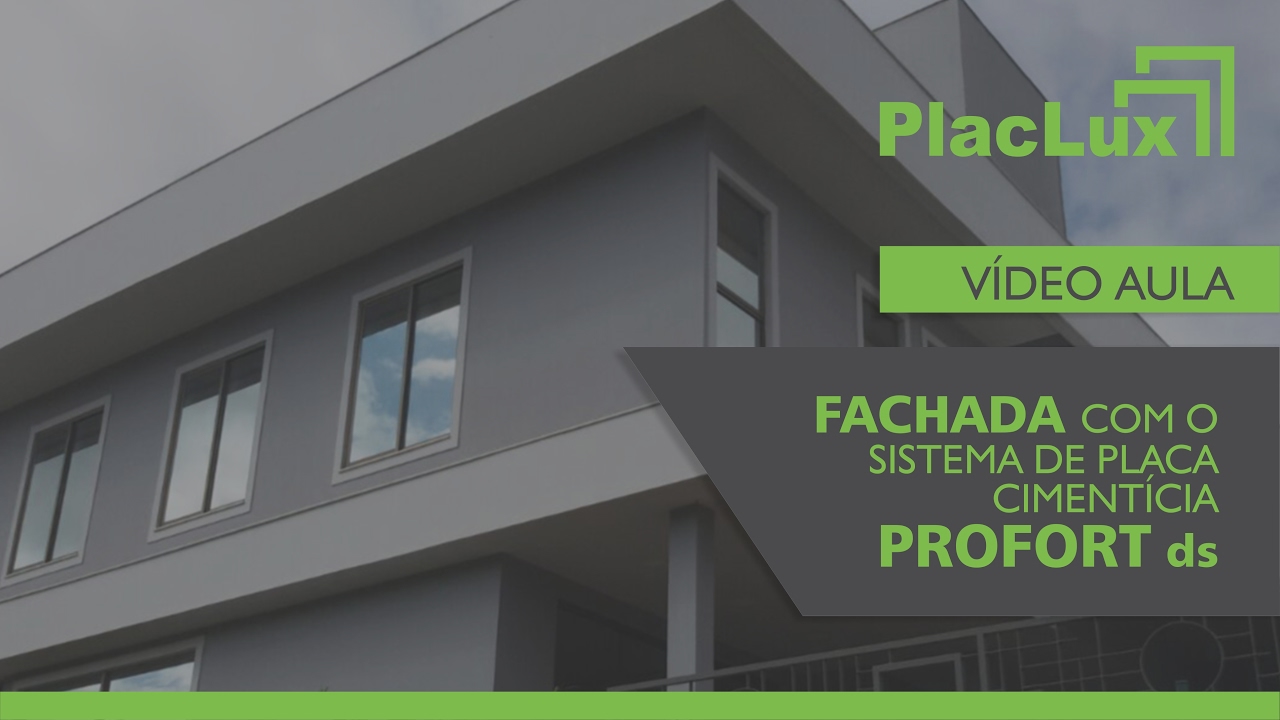 Paredes e fachadas com o Sistema de placa cimentícia ProFort ds - Videoaula