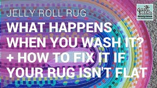 What happens when you wash a Jelly Roll Rug!?! Plus, how to fix it if your rug isn