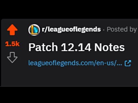 PATCH 12.14 CHANGES THE META