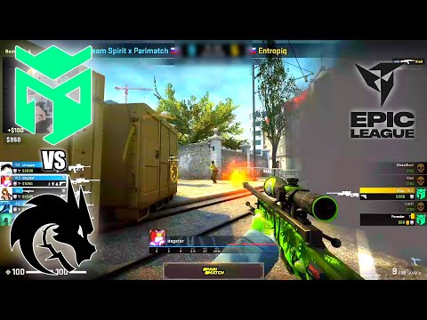 Entropiq vs Spirit - EPIC League CIS 2021 | CSGO HIGHLIGHTS