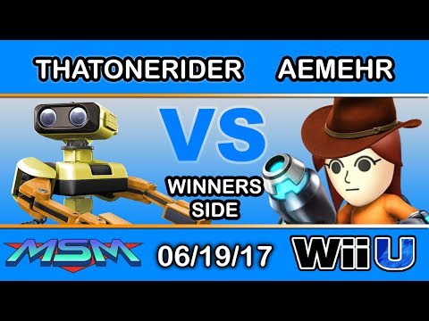 MSM 101 - ThatOneRider (ROB) Vs. KH | AEMehr (Mii Gunner) Winners Side