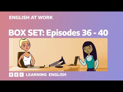 BOX SET: English at Work - episodes 36-40. Learn lots of business English words and phrases!