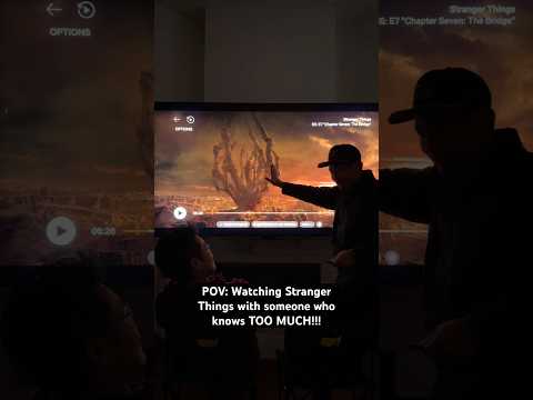 POV: Watching Stranger Things with someone who knows TOO MUCH! #theory #strangerthings #vecna