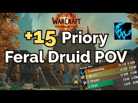 +15 Priory - Feral Druid POV - TWW S3