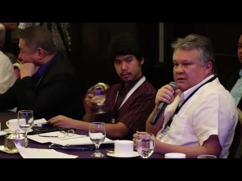 Pro clean and cheap energy advocate Mark Cojuangco addresses Energy Secretary Alfonso Cusi