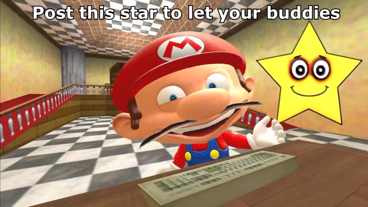 The hanging in there star (SMG4)