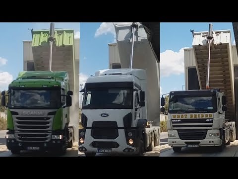 Sand unloading | Scania,Ford,DAF