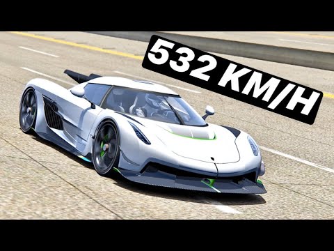 Koenigsegg Jesko Absolut 532 KM/H at Nardo Speed Test