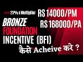 Bronze Foundation Incentive(BFI) का importance क्या है/क्यों Acheive करें? #coreplus #