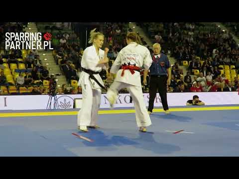 Anna Tarnavskaya vs  Natalia Chrzanowska -50kg  7th World Karate Championships 2022 Kielce
