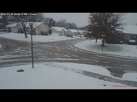 5+ Inches in Hours! Epic Snowstorm Timelapse – O'Fallon, Missouri (Nov 29, 2025)