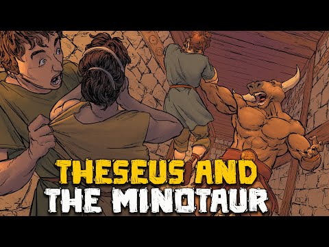Theseus in the Minotaur's Labyrinth - 3/3 - Greek Mythology in Comics - See U in History