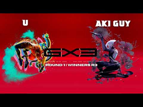 Genesis X3 | Round 1 | Winners R3 |  U (Kimberely) vs Aki Guy (Aki)