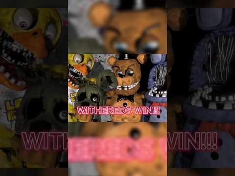[FNAF] THE WITHEREDS ANIMATRONICS BEAT UP SPRINGTRAP #videogamecharacter #edit #fnaf