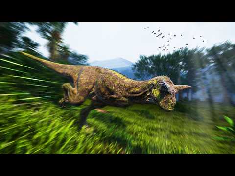 Path of Titans player tries The Isle