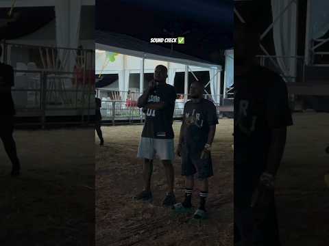 Kabza De Small doing sound check on his One Man Show (Maputo) - 14 Feb 2026