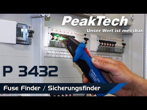 PeakTech 3432 - Neuer Sicherungsfinder / New Fuse Finder - DE/ENG