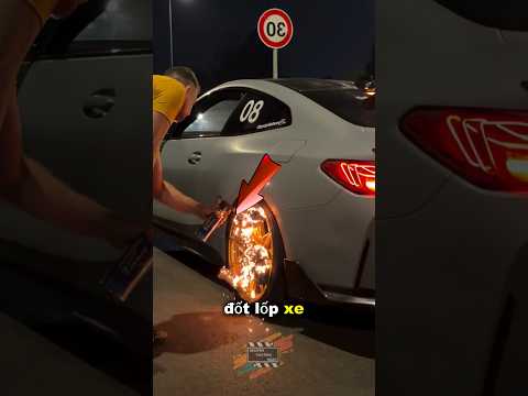 pha tự đốt lốp xe nhưng lại rất họp lý