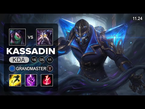 Kassadin Mid vs Akali - EUW Grandmaster - PreSeason 12 Patch 11.24