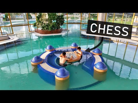 Schach spielen in der Therme? - sárvárfürdő - Impressionen | Heilbad, Familienbad & Saunawelt
