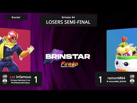 Infamous (Captain Falcon) vs ramonM64 (Bowser Jr.) - Brinstar #4 Losers Semi Finals