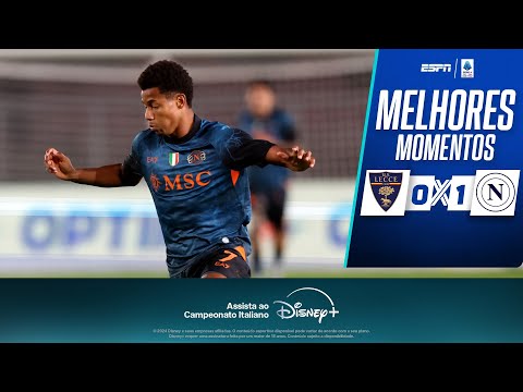 Gols e lances de Lecce x Napoli