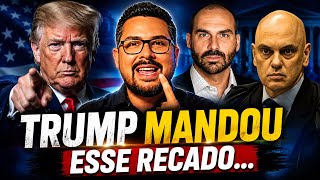 🚨 TRUMP REAGE À CONDENAÇÃO DE EDUARDO BOLSONARO e MANDA RECADO: LULA E MORAES SE DESESPERAM