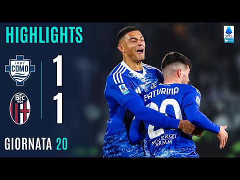 Video highlights della Como vs Bologna ( a ) - Giornata 20 - Fantacalcio e fantamedie