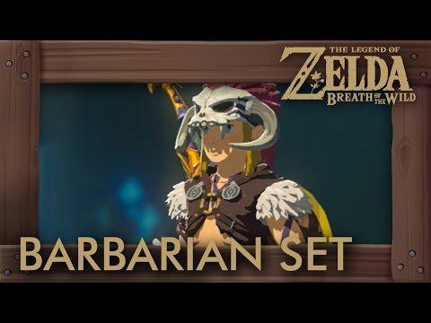 Zelda Breath of the Wild - Barbarian Set Location (Attack Bonus Armor) Labyrinth Shrines