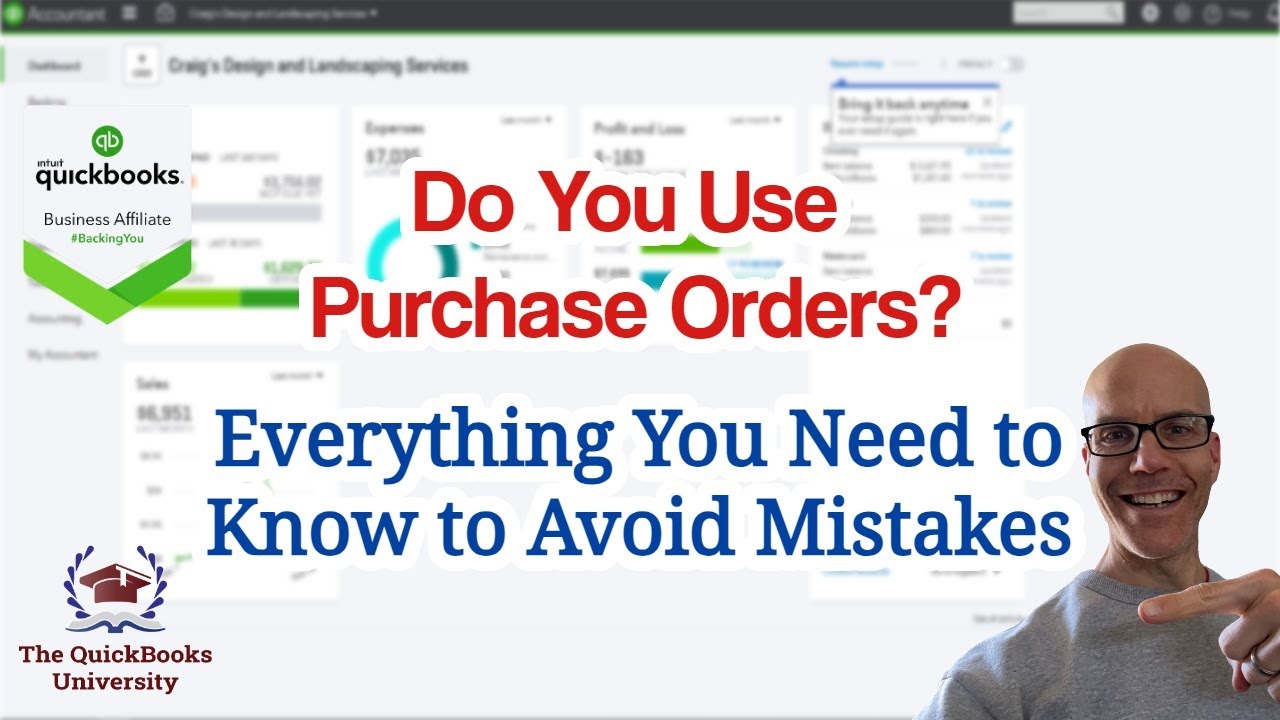 Quickbooks Online Purchase Order Tutorial