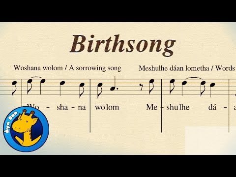 Birthsong, by Suzette Haden Elgin - Sheet music & song (Láadan 🔸 Rachel's Conlang Channel)