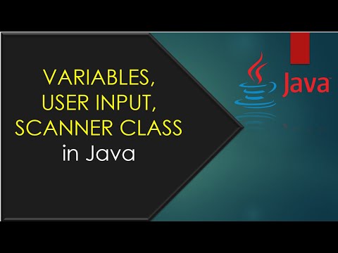 #2 Tutorial Java Programming for beginners. Variables, Scanner Class and  user input