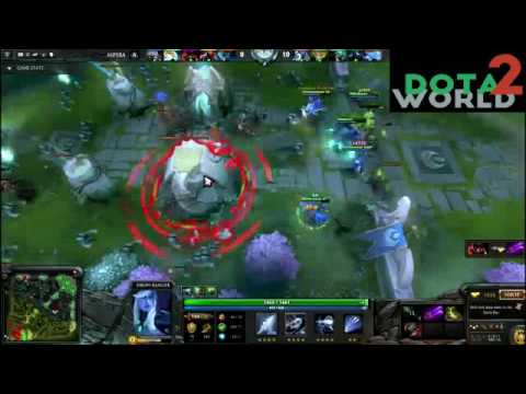 DOTA 2  Illidan Drow Ranger  Poseidon vs Aspera Highlights
