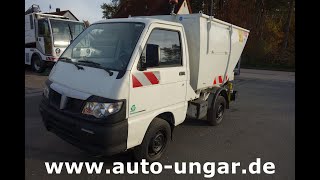 Piaggio Porter S90 Müllwagen IRIDE Tonnenlifter Kipper Kleinmüllwagen Zö kaufen - Bild 4 | Autoline LI Piaggio Porter S90 Müllwagen IRIDE Tonnenlifter Kipper Kleinmüllwagen Zö | Bild 4 - Autoline