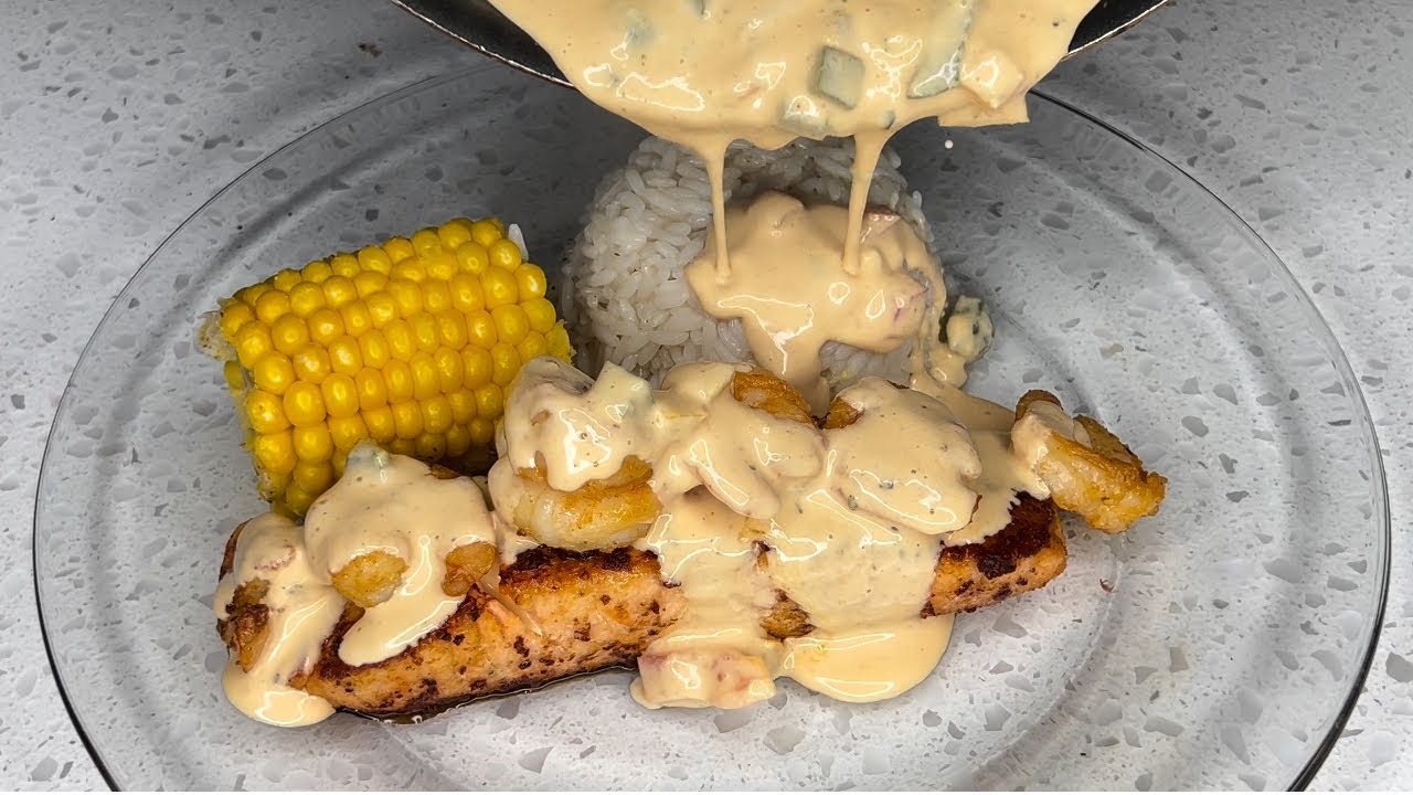 Salmon & Shrimp 😻