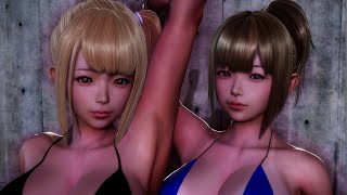 【黒ギャル①】セクシービキニの黒ギャルのステージショー