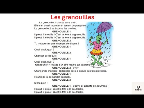 #les grenouilles#il pleut il mouille#chanson les grenouilles#chanson il pleut il mouille#4ème année